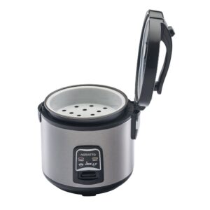 Panela Elétrica Arroz e Legumes Inox 6 Xícaras Visor de Vidro – Agratto PAI6X