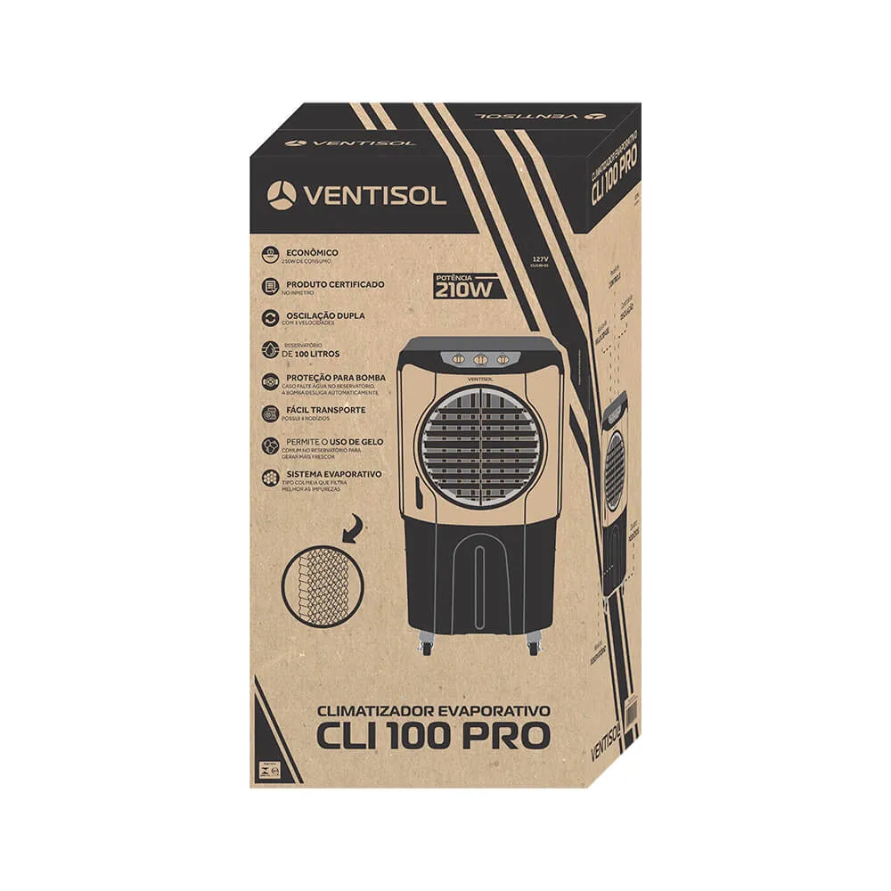 Climatizador De Ar Ventisol 100 Litros